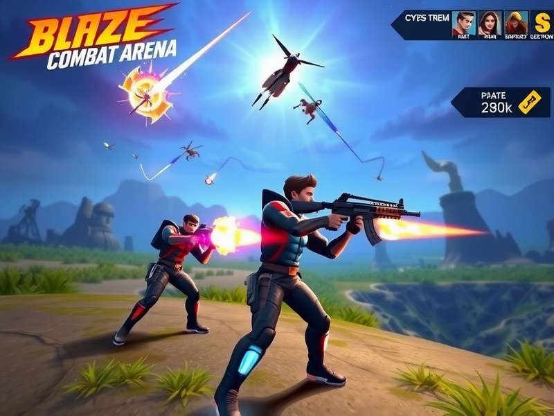 Indian gamers playing Blaze Combat Arena